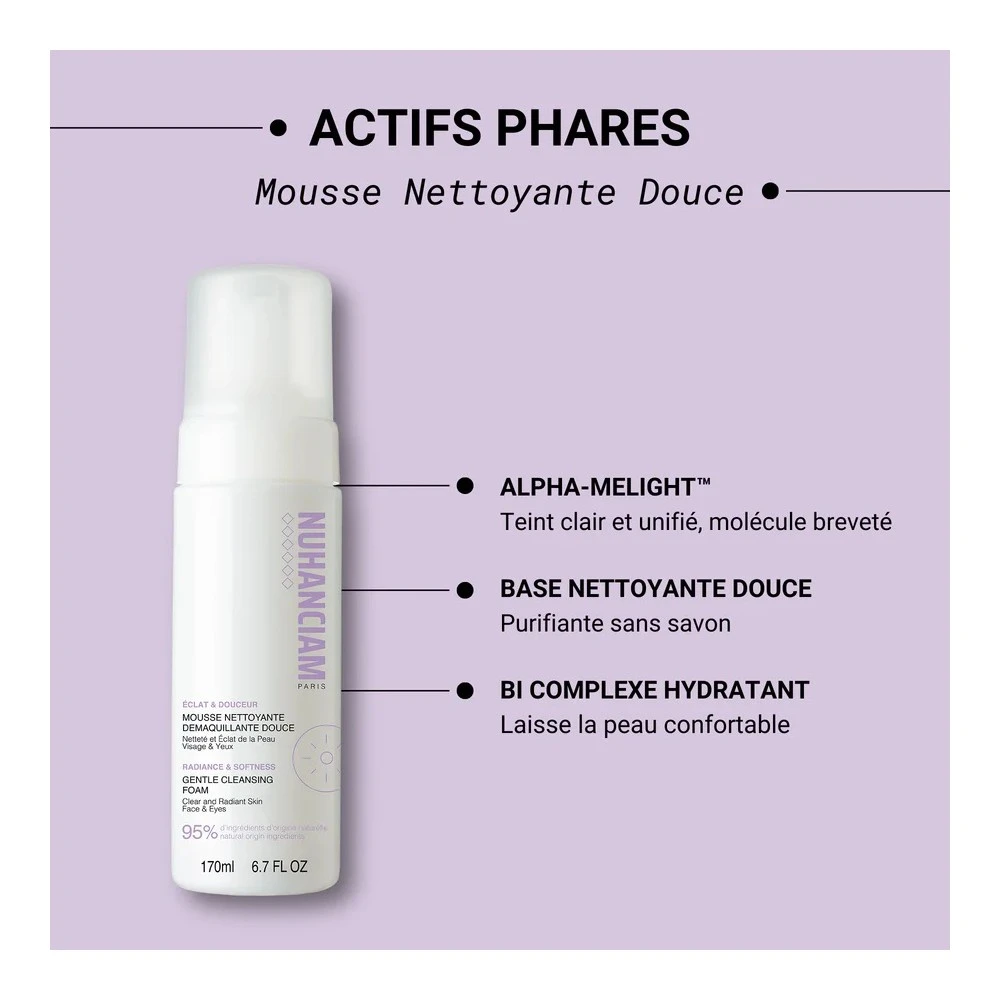Mousse Nettoyante Douce 170ml 2 Mousse Nettoyante Douce 170ml – Image 2