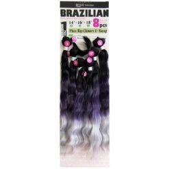 NEW BORN Tissage BRAZILIAN 8Pcs 14"16"18" NATURAL WAVE