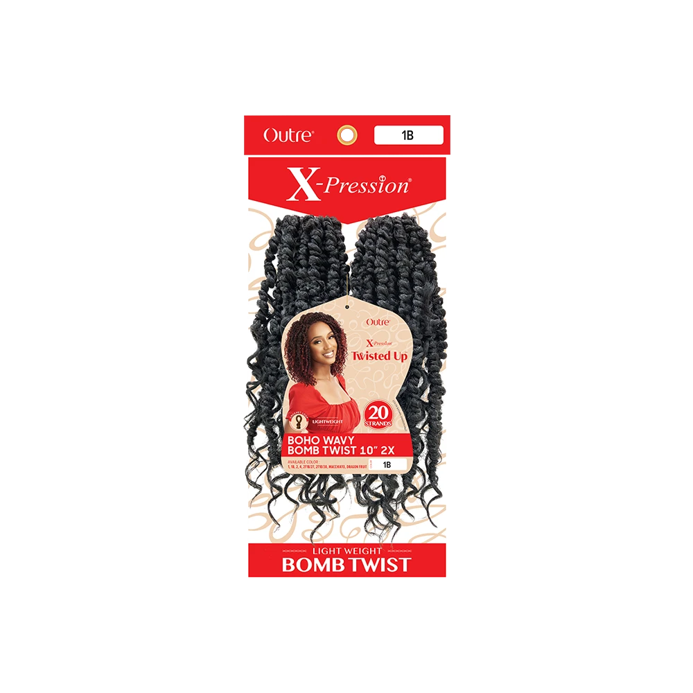 OUTRE Natte 2X Boho WAVY BOMB TWIST 10" (X Pression Loop) 3 OUTRE Natte 2X Boho WAVY BOMB TWIST 10" (X Pression Loop) – Image 3