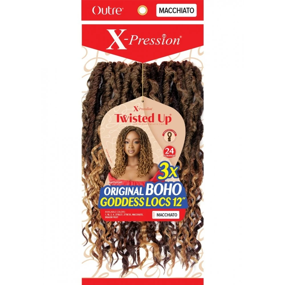 OUTRE Natte 3x Original BOHO GODDESS LOCS 12" (Loop) 2 OUTRE Natte 3x Original BOHO GODDESS LOCS 12" (Loop) – Image 2