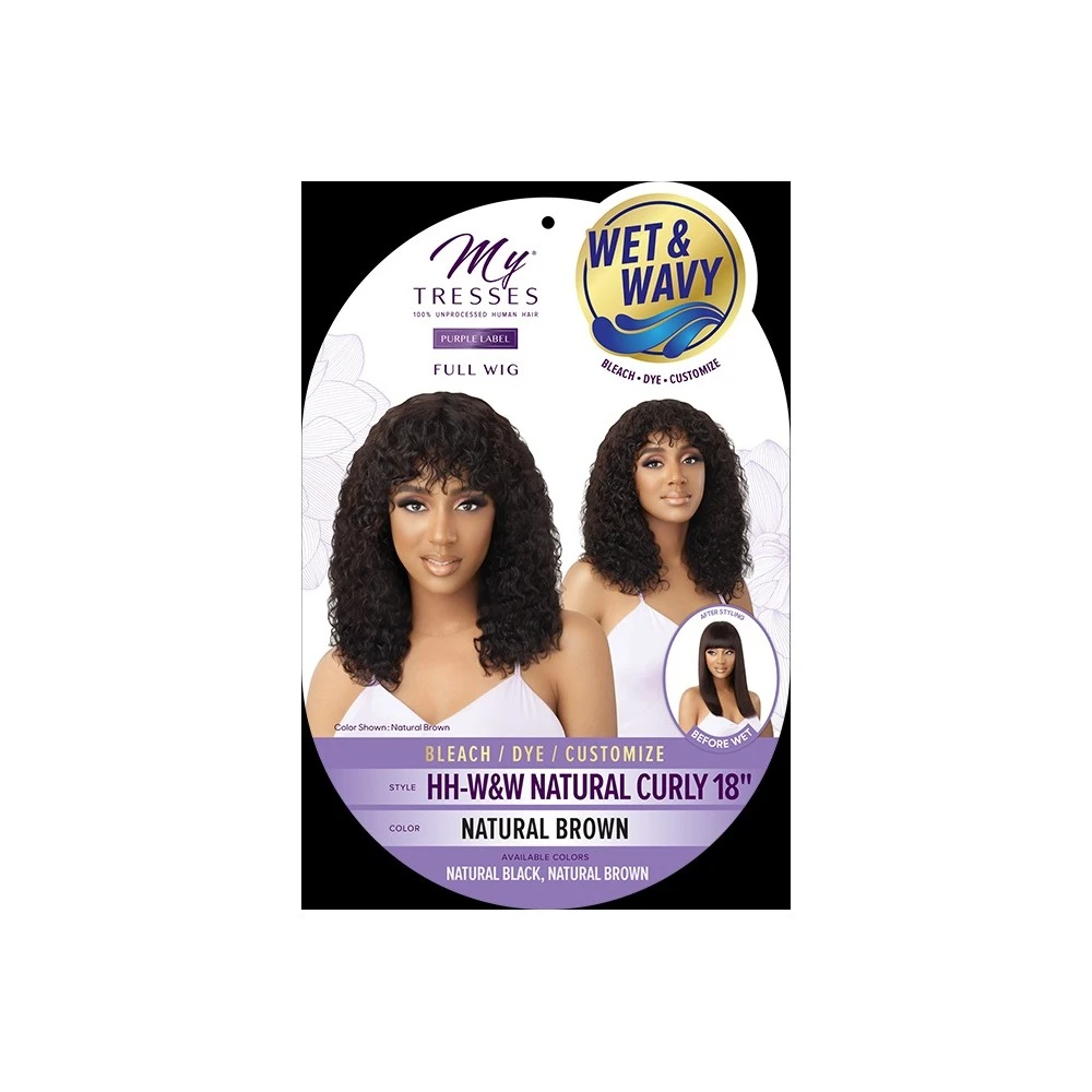 OUTRE Perruque Mytresses NATURAL CURLY 18" (Wet N Wavy) 2 OUTRE Perruque Mytresses NATURAL CURLY 18" (Wet N Wavy) – Image 2