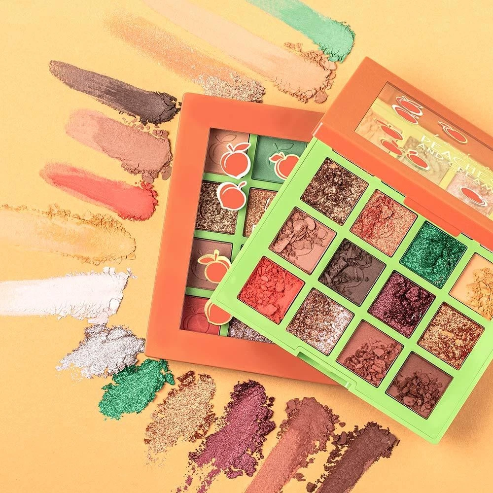 Palette 16 Fards PEACHES AND CREAM 2 Palette 16 Fards PEACHES AND CREAM – Image 2