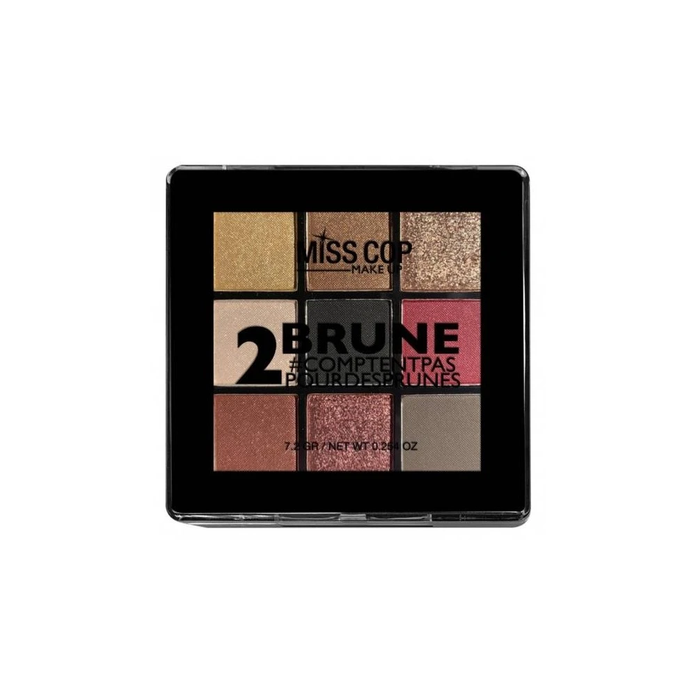 Palette De Fards à Paupières Nuancier 02 Brune 7,2g 1 Palette De Fards à Paupières Nuancier 02 Brune 7,2g