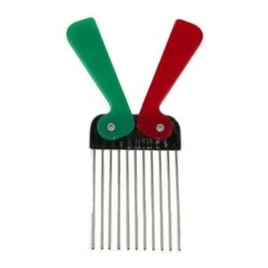 Peigne Afro Pliable Dents Métal (Fold Pick Metal)