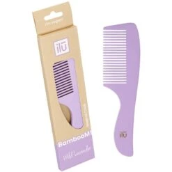 Peigne En Bambou Pour Cheveux Fins WILD LAVENDER