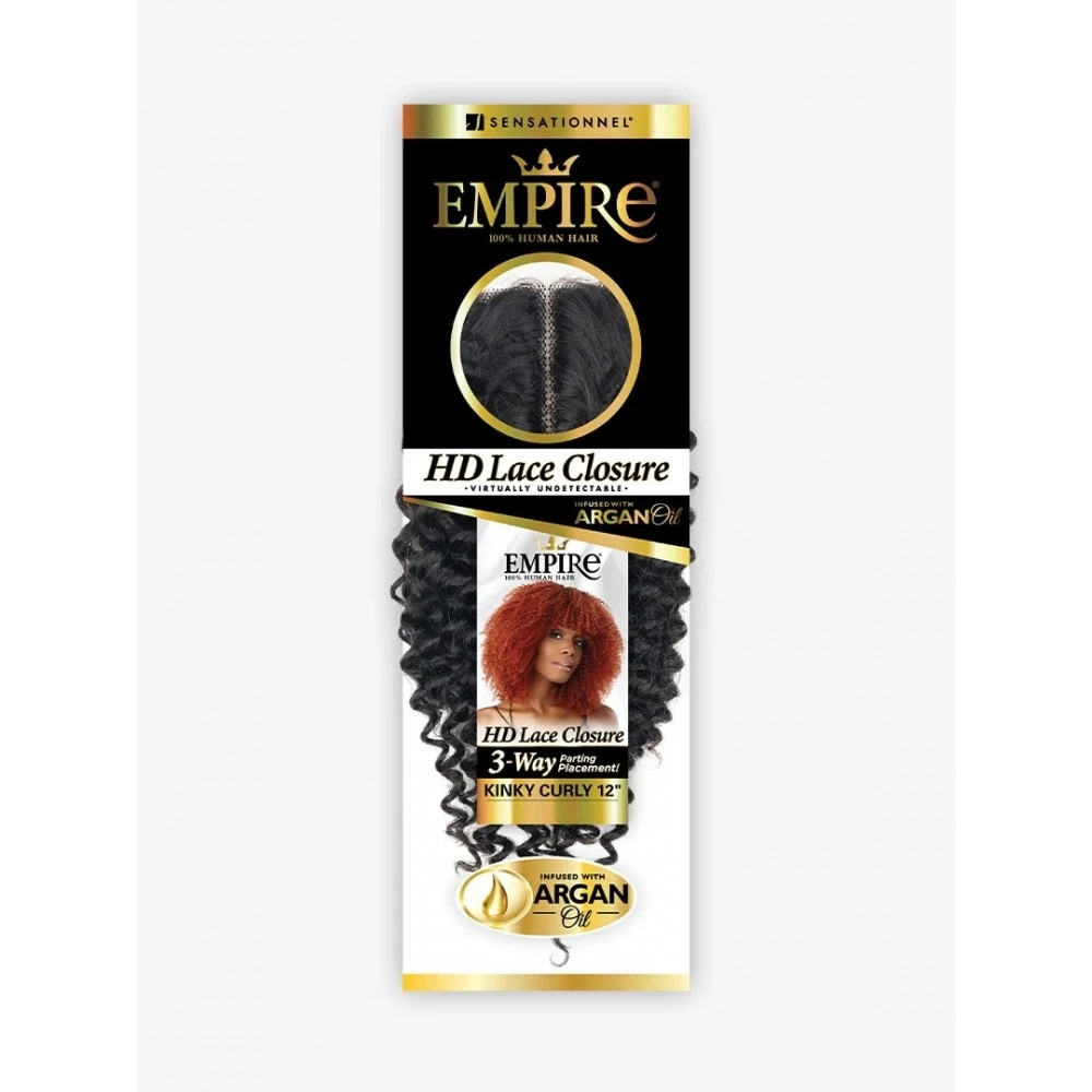 SENSAS Closure Empire KINKY CURLY 12" (HD Lace ) 1 SENSAS Closure Empire KINKY CURLY 12" (HD Lace )
