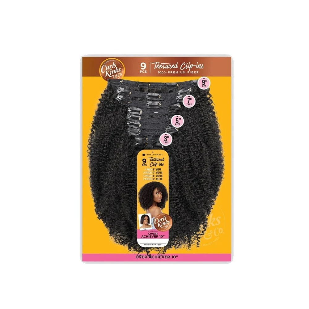 SENSAS Extensions à Clips OVER ACHIEVER 10'' (Curls Kinks & Co) 4 SENSAS Extensions à Clips OVER ACHIEVER 10'' (Curls Kinks & Co) – Image 4