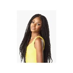 SENSAS Perruque Nattée BUTTERFLY LOCS 30" (Swiss Lace) -Super Beaute Boutique sensas perruque nattee butterfly locs 30 swiss lace 1