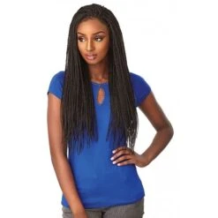 SENSAS Perruque Nattée SENEGAL TWIST (Swiss Lace)