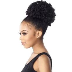 SENSAS Postiche AFRO PUFF LARGE (Instant Pony) -Super Beaute Boutique sensas postiche afro puff large instant pony 1