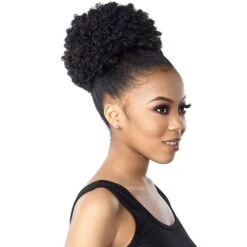 SENSAS Postiche AFRO PUFF LARGE (Instant Pony) -Super Beaute Boutique sensas postiche afro puff large instant pony 2