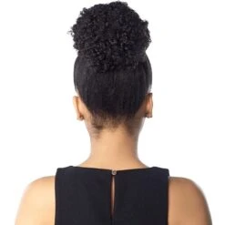 SENSAS Postiche AFRO PUFF MEDIUM (Instant Pony) -Super Beaute Boutique sensas postiche afro puff medium instant pony 2