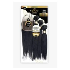 SENSAS Tissage 10A STRAIGHT 14", 16", 18"+ HD Closure 3PCS (Empire)