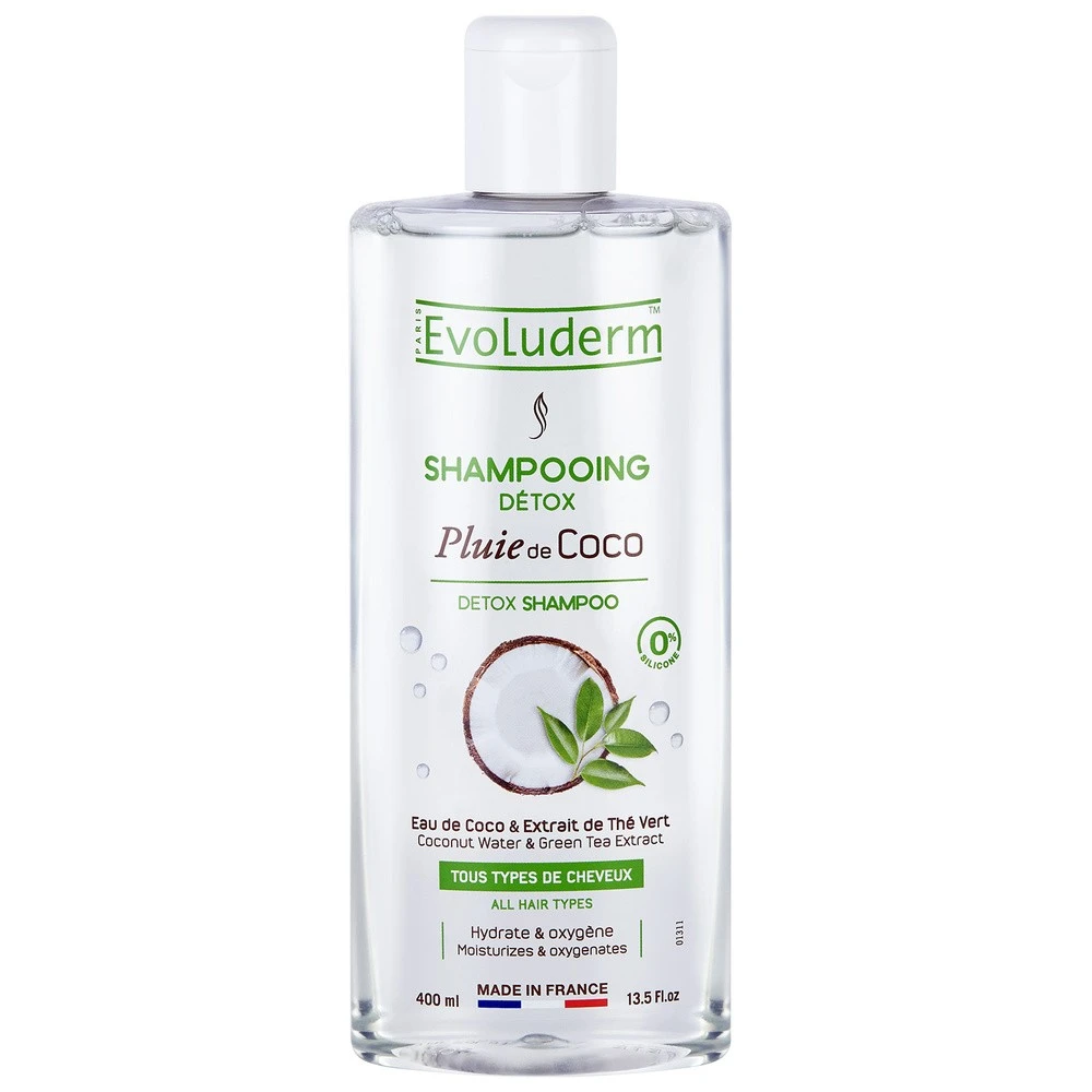 Shampoing Détox PLUIE DE COCO 400ml 1 Shampoing Détox PLUIE DE COCO 400ml