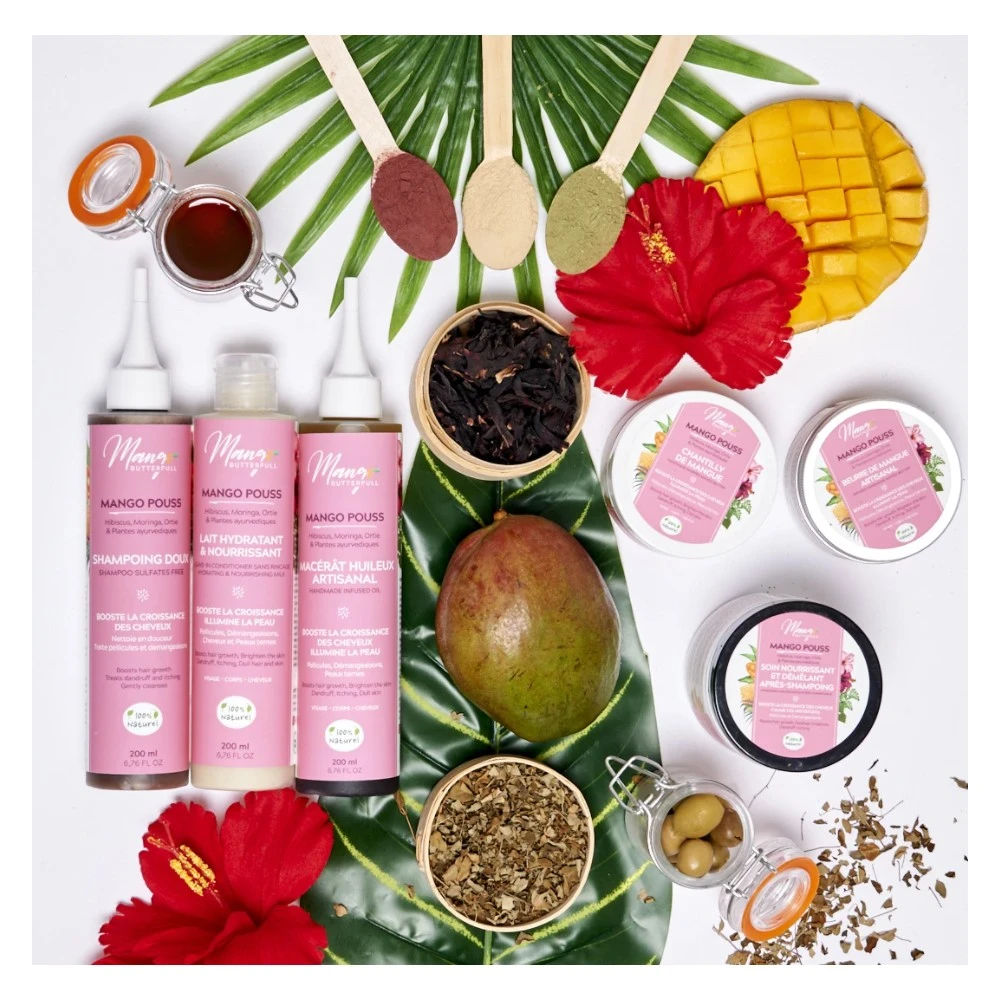 Shampoing Doux MANGO POUSS 100ml 2 Shampoing Doux MANGO POUSS 100ml – Image 2