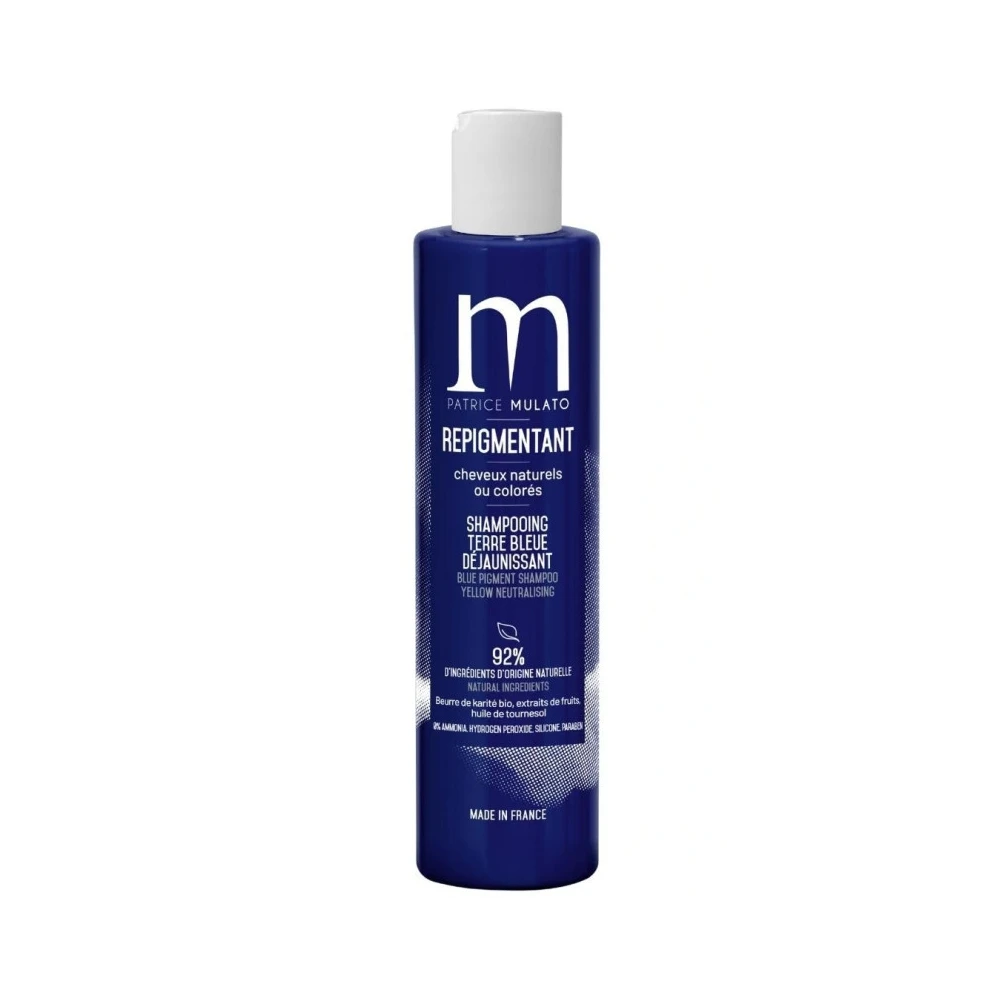 Shampooing Repigmentant Naturel TERRE BLEUE 200ml 1 Shampooing Repigmentant Naturel TERRE BLEUE 200ml