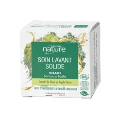 Soin Lavant Et Purifiant Solide Pour Visage BIO 80ml