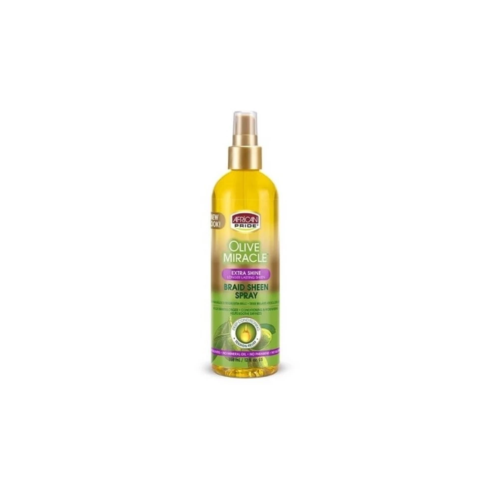 Spray Brillance Pour Coiffures Nattées Extra Olive Miracle 355ml (Braid Extra) 1 Spray Brillance Pour Coiffures Nattées Extra Olive Miracle 355ml (Braid Extra)