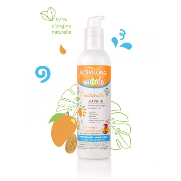 Ti Milkshake Leave-In MANGUE & AMANDE DOUCE 240ml (ACTIKIDS) 1 Ti Milkshake Leave-In MANGUE & AMANDE DOUCE 240ml (ACTIKIDS)