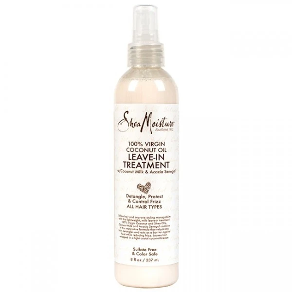 Shea Moisture Traitement Sans Rinçage 100% VIRGIN COCONUT OIL 237ml (Leave In Treatment) 1 Shea Moisture Traitement Sans Rinçage 100% VIRGIN COCONUT OIL 237ml (Leave In Treatment)