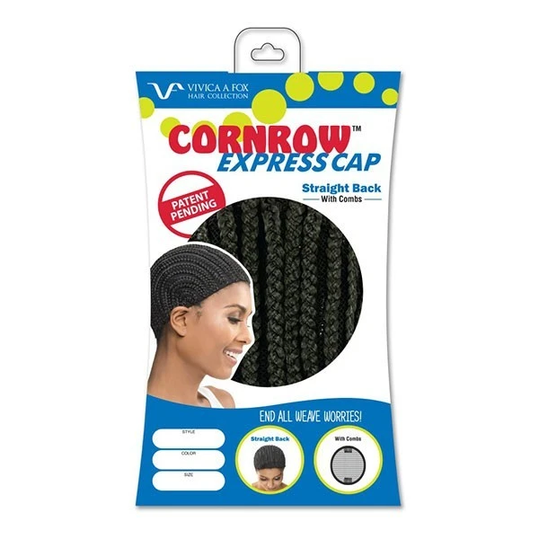 VIVICAFOX Bonnet Pour Perruque En Crochet Avec Peignes CORNROW STRAIGHT BACK 1 VIVICAFOX Bonnet Pour Perruque En Crochet Avec Peignes CORNROW STRAIGHT BACK